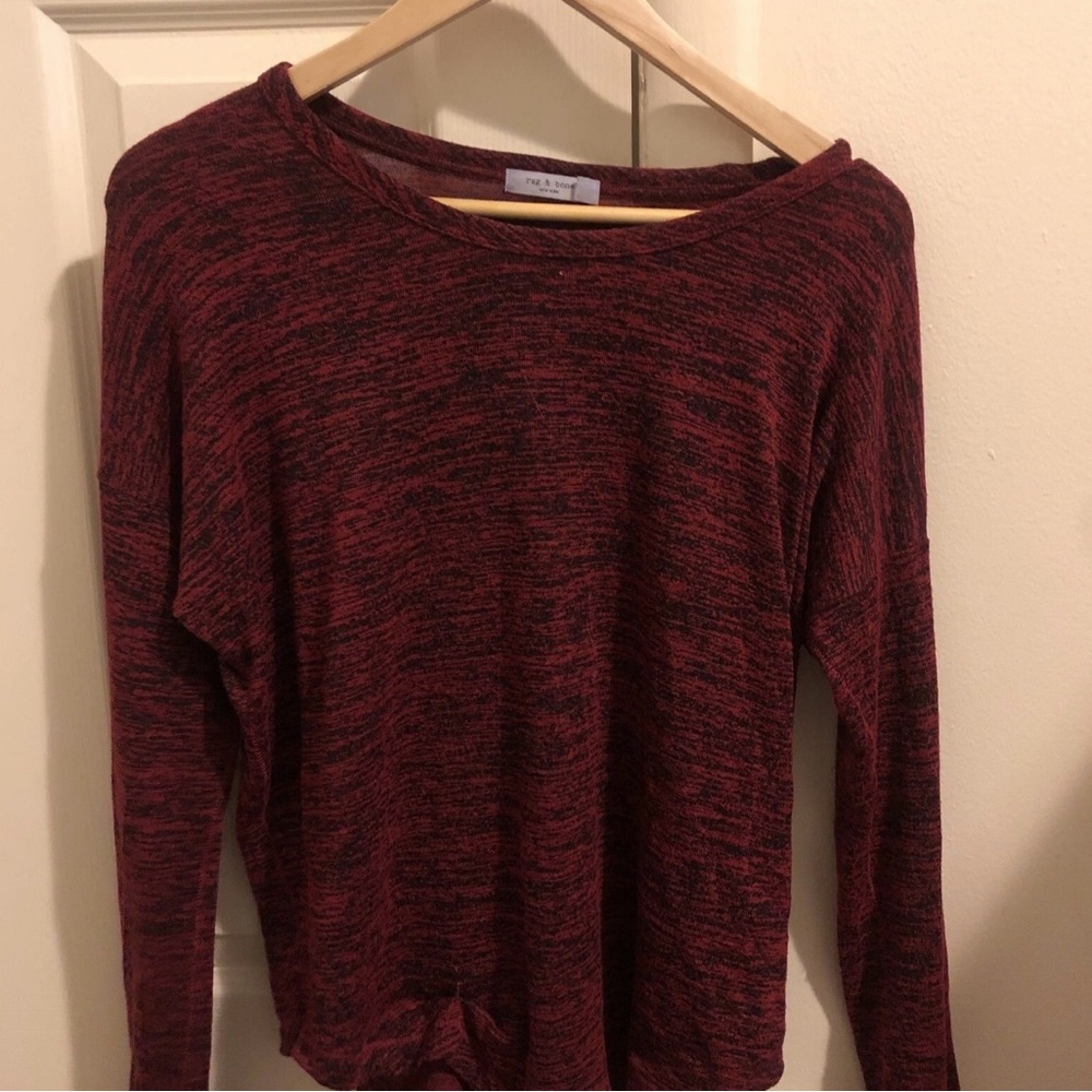 Nordstrom Rag & bone Maroon Long Sleeve Sweater